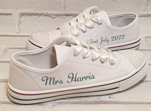Personalised wedding shoes