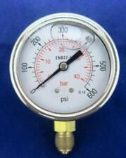 Hydraulic Pressure Gauge 63 mm 40 bar low Pressure Testing on plant & tractors