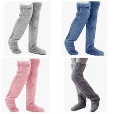 Snuggle Paws High Socks Cozy Socks Thigh High Cover Knee Socks Warm Xmas Gift UK