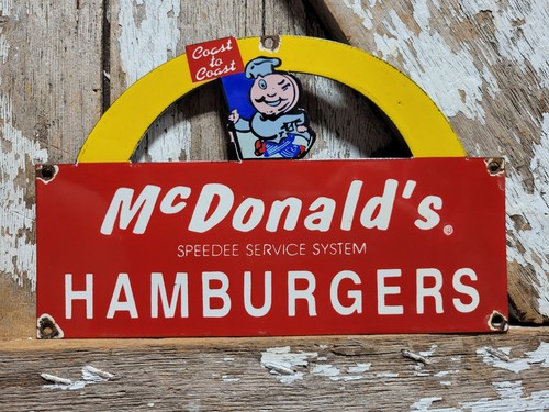 Vintage mcdonalds porcelain - vintage,