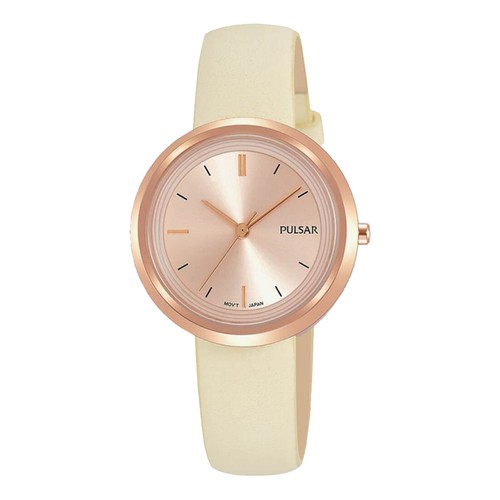 Pulsar ladies leather strap - ladies,