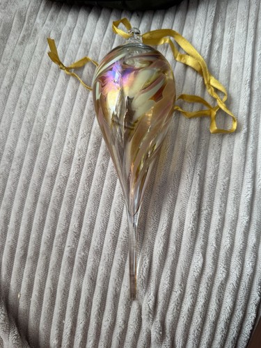 Hand blown iridescent - hand-blown,