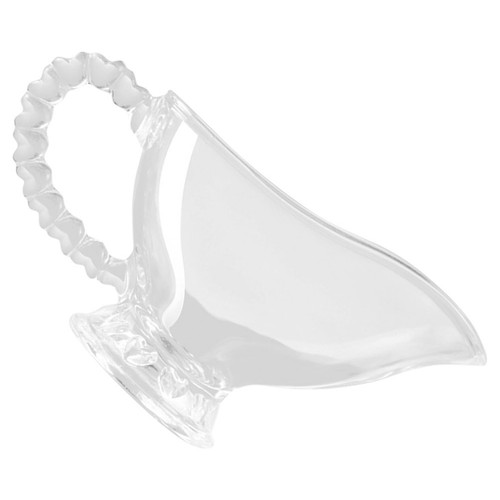 Glass gravy sauce boat clear - glass,