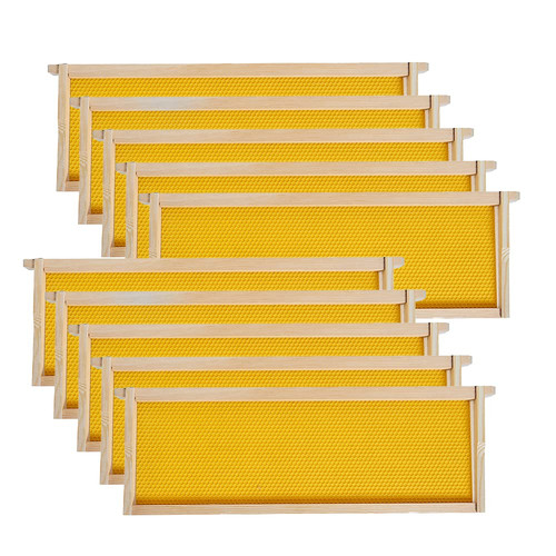Beehive frames with wax - frames,