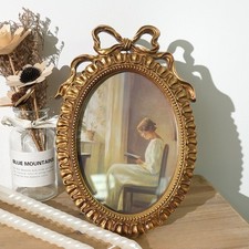 Vintage Style Gold Oval Photo