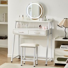 Dressing Table White w/ LED