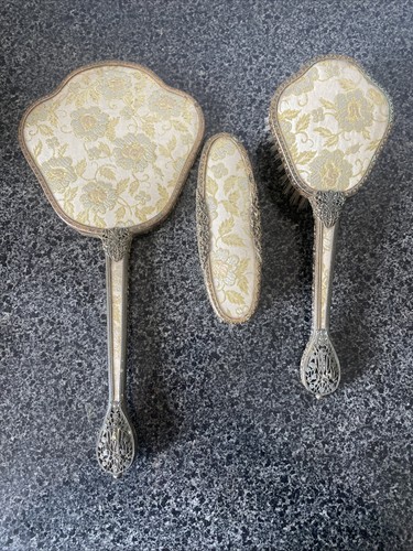 Vintage embroidered vanity - embroidered,