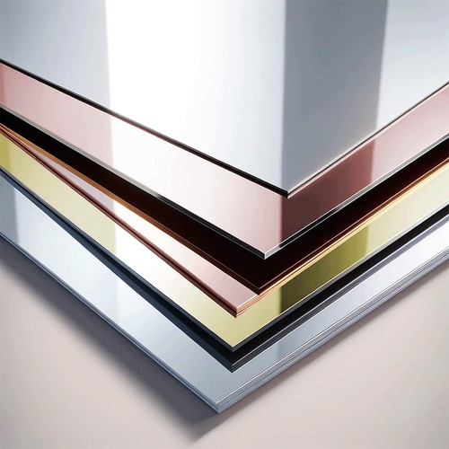 5mm thick mirror chrome - thick,