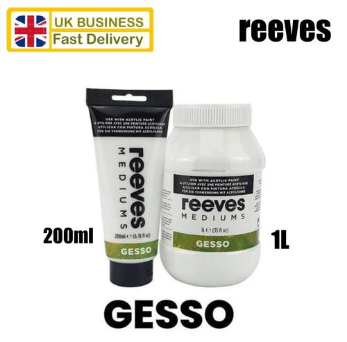 Reeves artist gesso white - reeves,