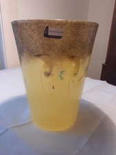 Strathearn Vase.Yellow with