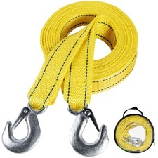Tow Straps Rope Heavy Duty with Hooks for Vehicle Emergency Recovery 13'x1.8 ...