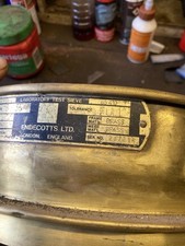 Vintage Endecotts Ltd London Laboratory Test Sieve BS410 Brass
