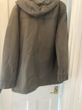 Men's Waxed Jacket Durable Water-Resistant. Size XL.