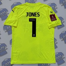 Match Worn Issued Jamie Jones 2022/2023 Wigan Athletic Goalkeeper Shirt FA Cup