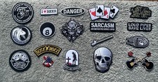 Motorcycle Biker iron/sew on