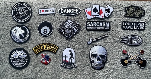 Motorcycle biker iron sew - motorcycle, on