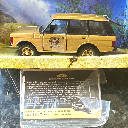 Corgi range rover 30th - range,