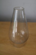 Vintage Glass Chimney Shade Oil Gas Lamp  5" Tall 1.5" Base #H