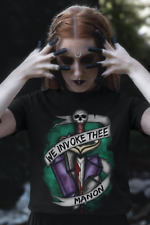 We Envoke Thee Manon tshirt Size 8-32 Goth The Craft, Witchcraft, Spooky Horror