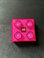 Rare Lego Friends Building Brick LED Wall Block Light Nightlight Pink