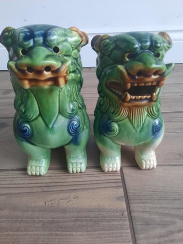 Pair foo lions dogs asian - foo,