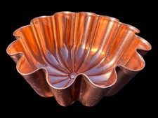 Round Copper Dessert Mold with