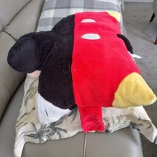 Disneyland paris  Mickey Mouse Pillow Pet Pal Plush Dream Friends 22 x 19"