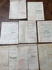 8 Vintage Vellum/paper Indentures 1897 Onwards Chiswick Hazeldene Road & Others