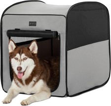Petsfit Dog Travel Crate Meduim Large Dogs Pop Up Design Top Zipper 79.5x44x67cm
