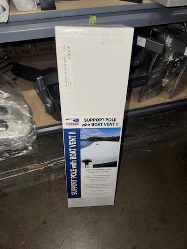 Boat cover support - boat, pole