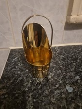 A Miniature Brass Coal Scuttle