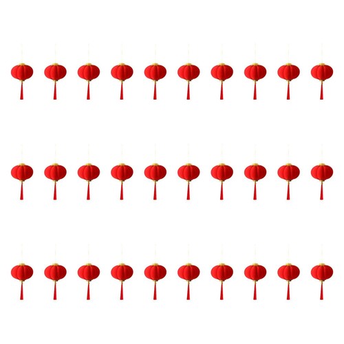 Red chinese mini lanterns - chinese,