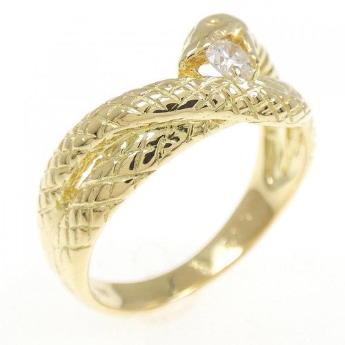 Authentic k18yg snake diamond - k18yg,