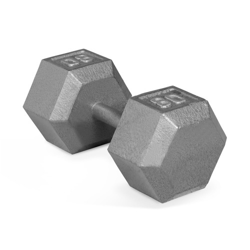 Cap barbel cast iron hex - cap,