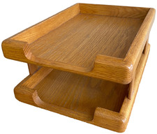 VTG Wood Oak 2 Tier Double