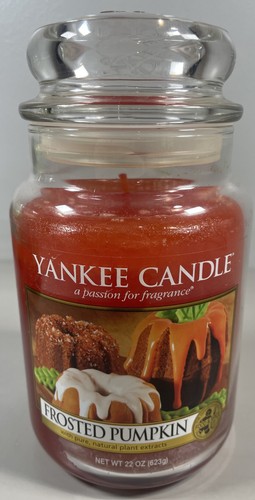 Yankee candle retired frosted - candle, "frosted