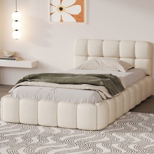 3ft single upholstered - upholstered,