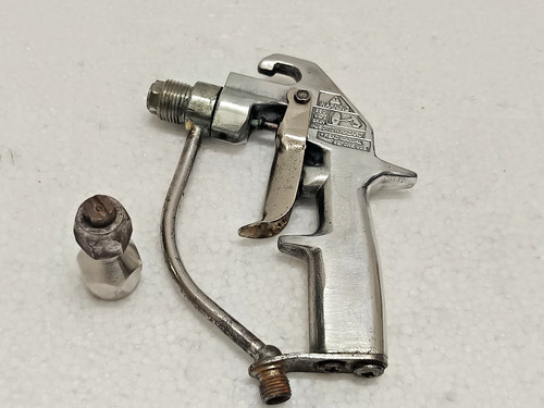 Silver plus airless paint - silver, gun