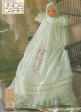 9176 Vogue Sewing Pattern Infants Christening Dress Slip Panties Gown Bonnet