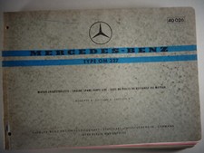 Parts catalogue/parts list