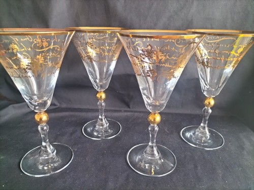 Vintage cocktail glasses - m&s,
