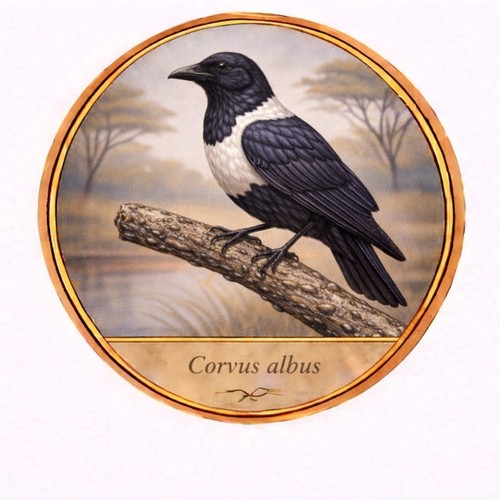 Sticker decal bird magpie - ,