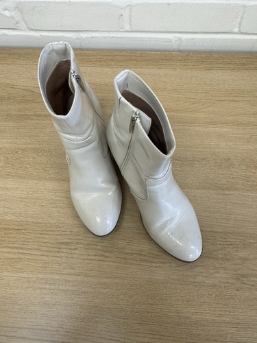 Cream off white ankle - m&s-,