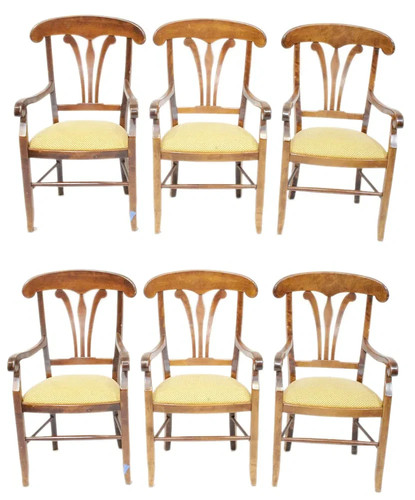 Set antique french - of, 6