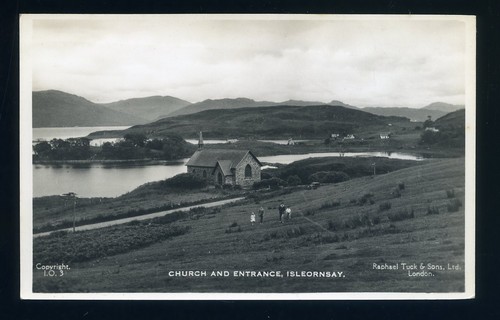 Vintage postcard church - vintage, rp