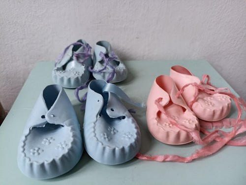 Doll shoes pair pink - ,
