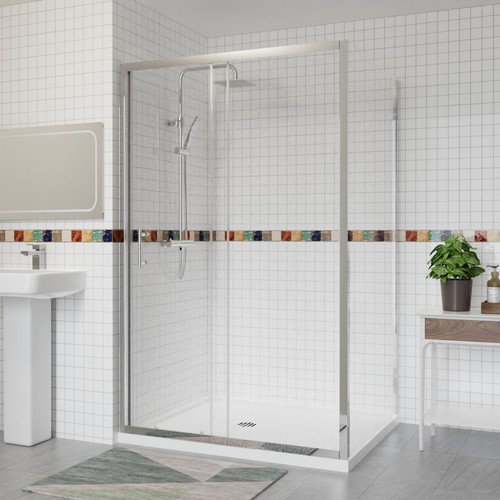 1200x760mm sliding shower - 1200x760mm,