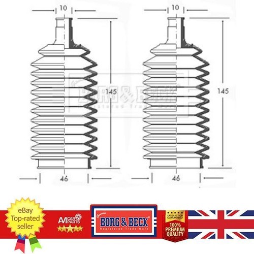 Brand new steering rack boot - steering,