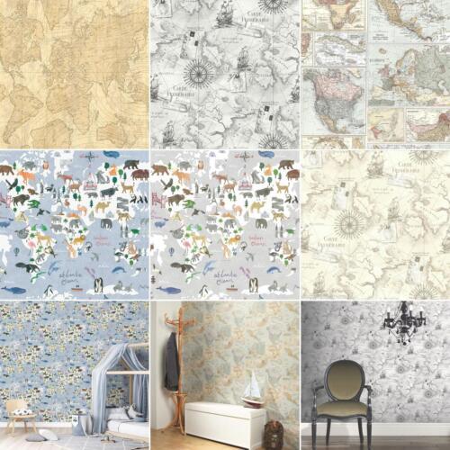 Maps wallpaper world vintage - wallpaper,