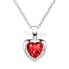 Red 925 Sterling Silver